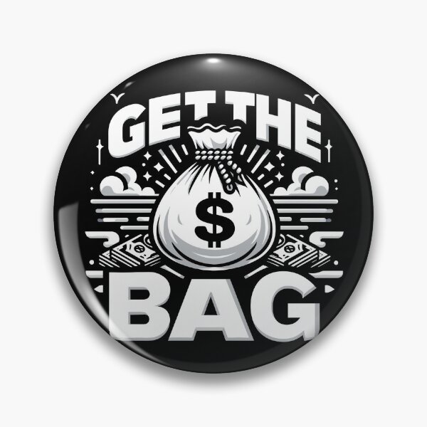 Item preview, Get The Bag Black and White Design designed and sold by Artbyminga.