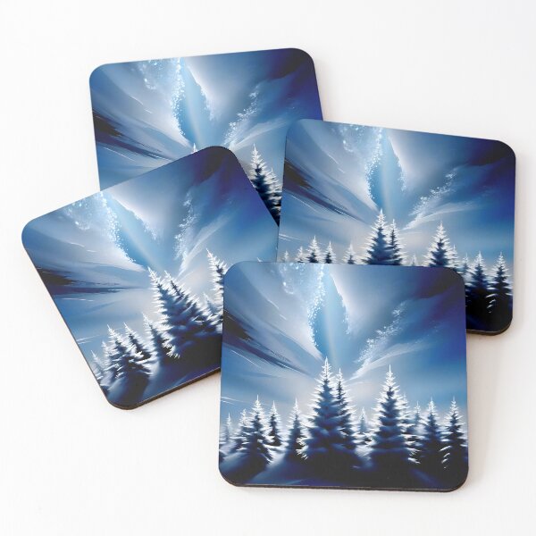Item preview, Snowy Scenery Cold Snap Tall Trees Serene Setting 2 of 4 designed and sold by Beachy.