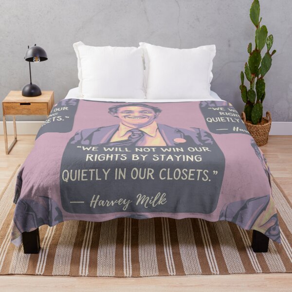 Item preview, Harvey Milk Portrait and Quote designed and sold by Unhinged Heather.
