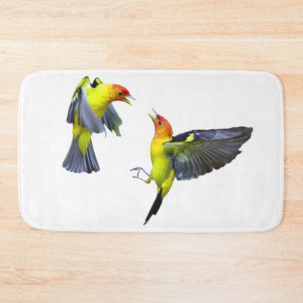 Item preview, Western Tanagers fighting designed and sold by RickClarkPhotos.