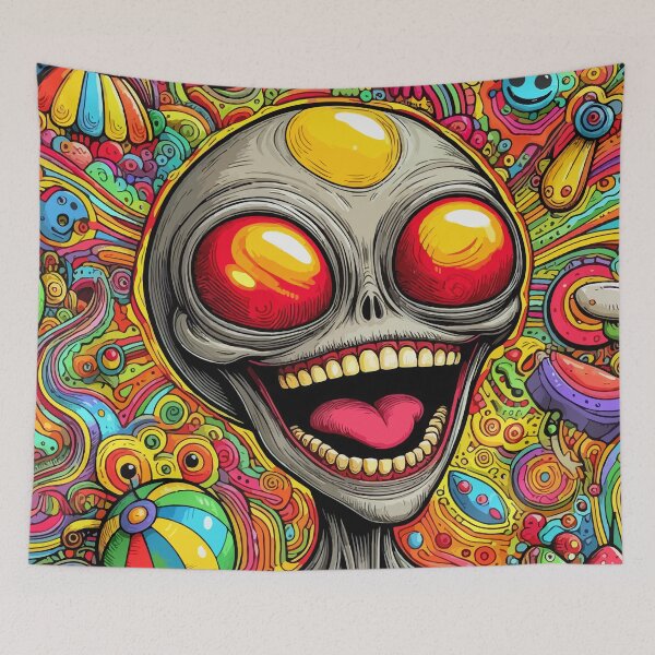 Item preview, Smiles in Psychedelic Paradise designed and sold by Gacram.