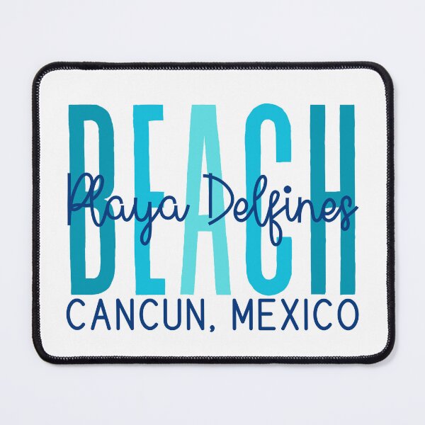 Item preview, Playa Delfines Beach Cancun Mexico (Ocean) designed and sold by Whackadoodletee.