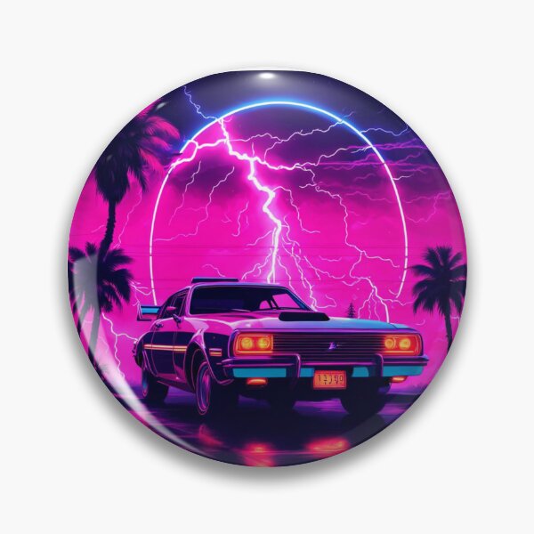 Item preview, Retro Lightning Car designed and sold by RetroThreadedTs.