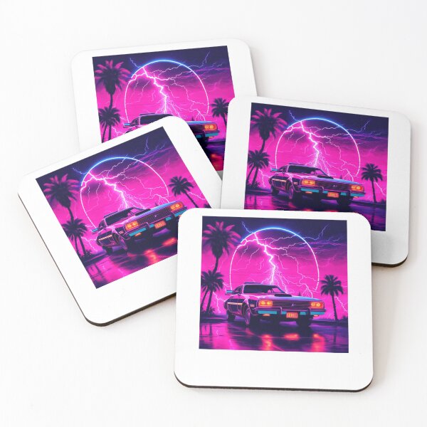 Item preview, Retro Lightning Car designed and sold by RetroThreadedTs.