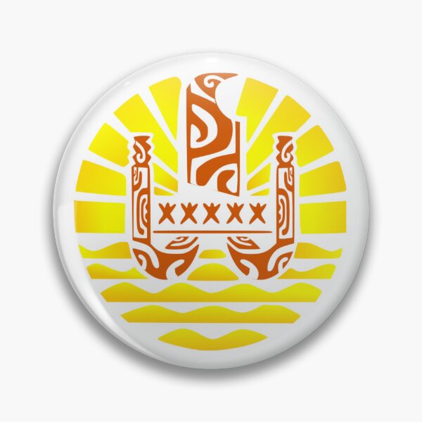 Item preview, Flag of French Polynesia (yellow) designed and sold by Nesian-Tahiti.