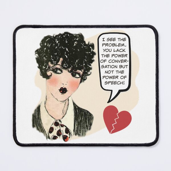 Item preview, You Lack the Power of Conversation! - Office/Women's Humor designed and sold by SSustainable.