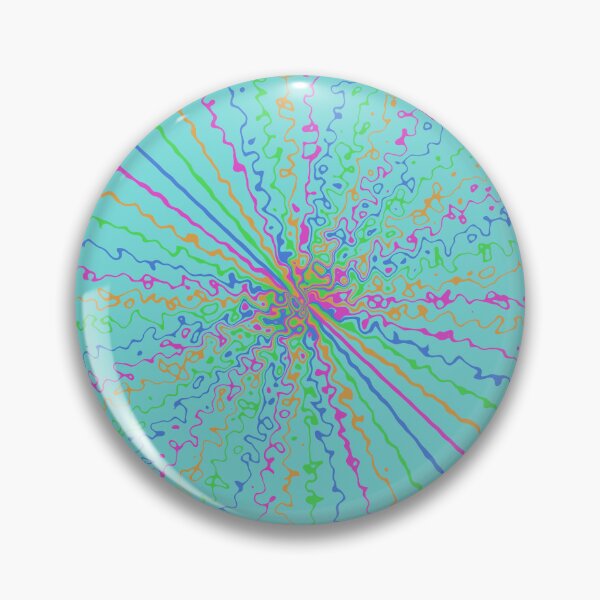 Item preview, Colorful Ripple Sun Rays Burst Light Teal designed and sold by EvergreenMotifs.