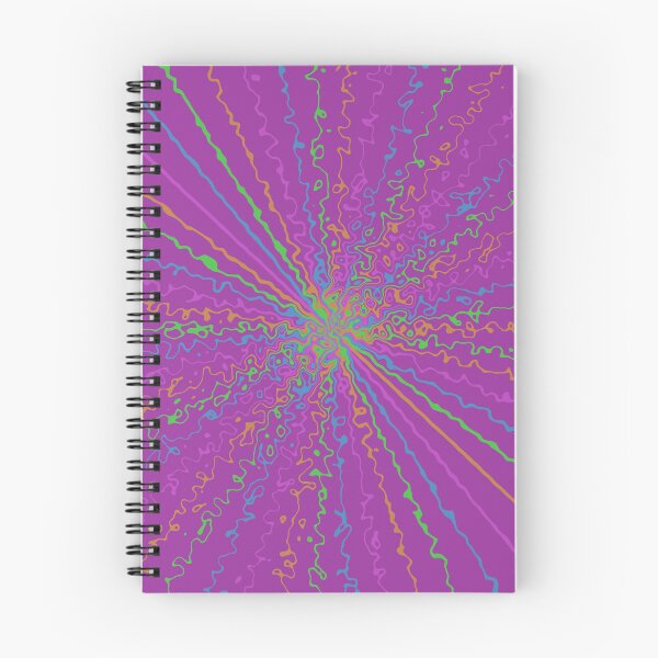 Item preview, Colorful Ripple Sun Rays Burst Purple designed and sold by EvergreenMotifs.