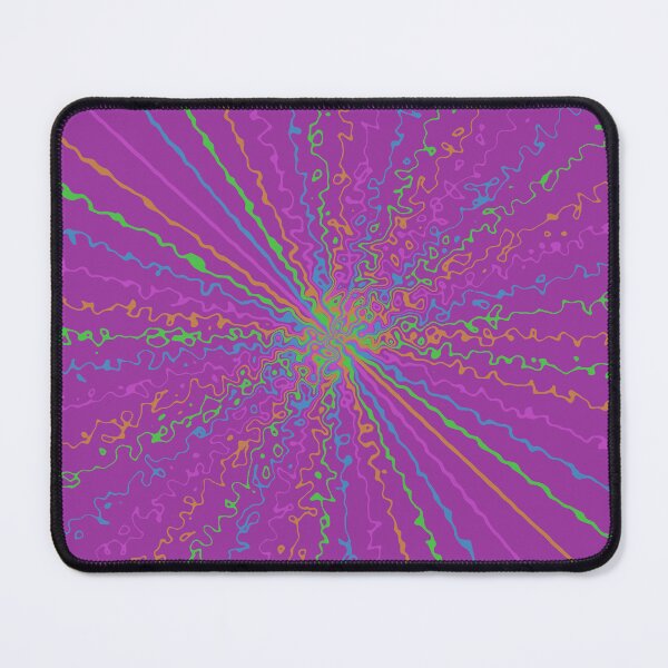 Item preview, Colorful Ripple Sun Rays Burst Purple designed and sold by EvergreenMotifs.