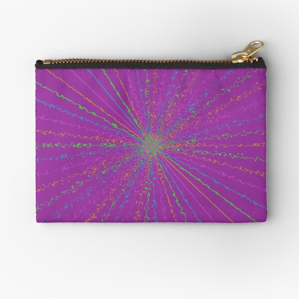 Item preview, Colorful Ripple Sun Rays Burst Purple designed and sold by EvergreenMotifs.