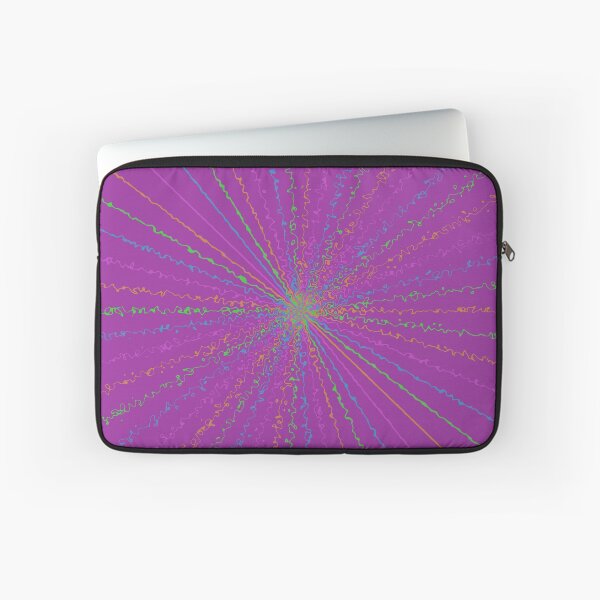 Item preview, Colorful Ripple Sun Rays Burst Purple designed and sold by EvergreenMotifs.