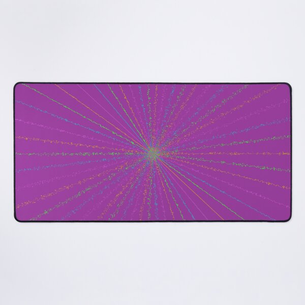 Item preview, Colorful Ripple Sun Rays Burst Purple designed and sold by EvergreenMotifs.