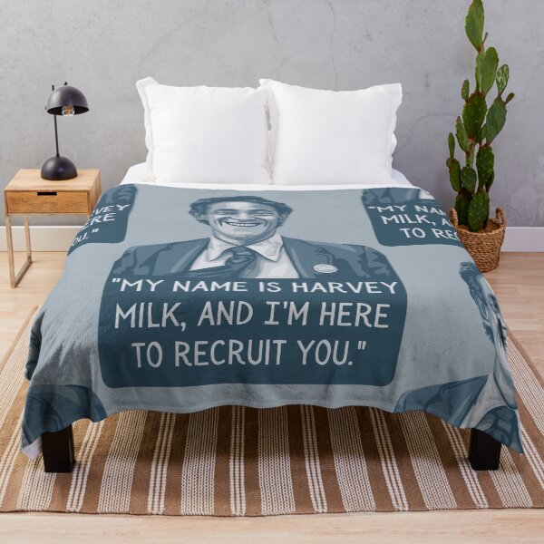 Item preview, Harvey Milk Portrait and Quote designed and sold by Unhinged Heather.