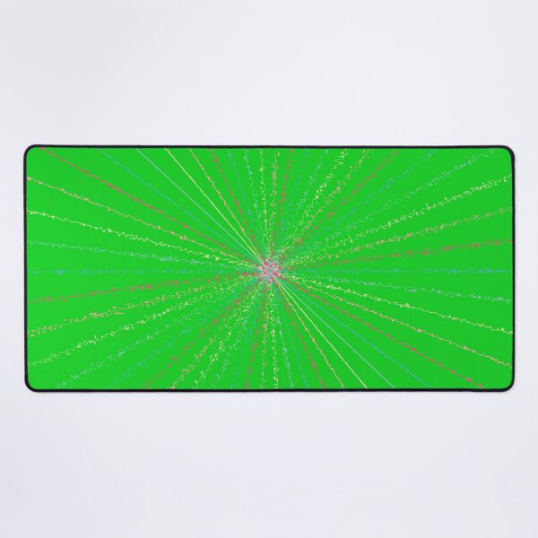 Item preview, Colorful Ripple Sun Rays Burst Green designed and sold by EvergreenMotifs.