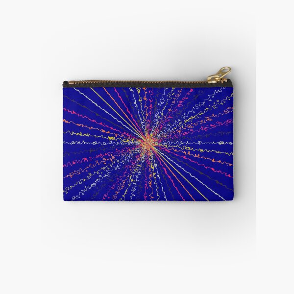 Item preview, Colorful Ripple Sun Rays Burst Blue designed and sold by EvergreenMotifs.
