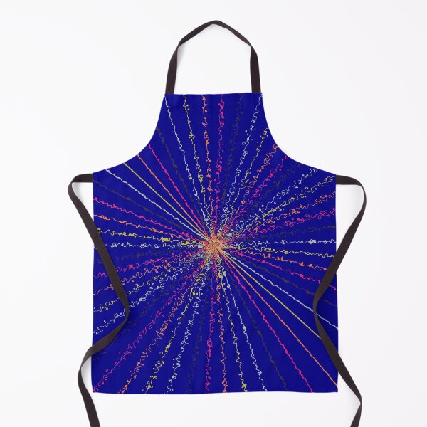 Item preview, Colorful Ripple Sun Rays Burst Blue designed and sold by EvergreenMotifs.