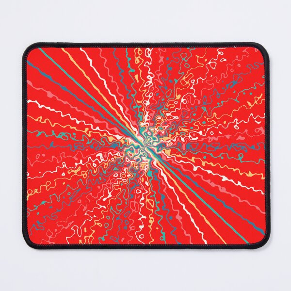 Item preview, Colorful Ripple Sun Rays Burst Red designed and sold by EvergreenMotifs.