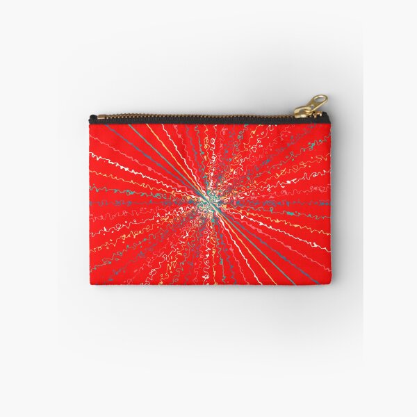 Item preview, Colorful Ripple Sun Rays Burst Red designed and sold by EvergreenMotifs.