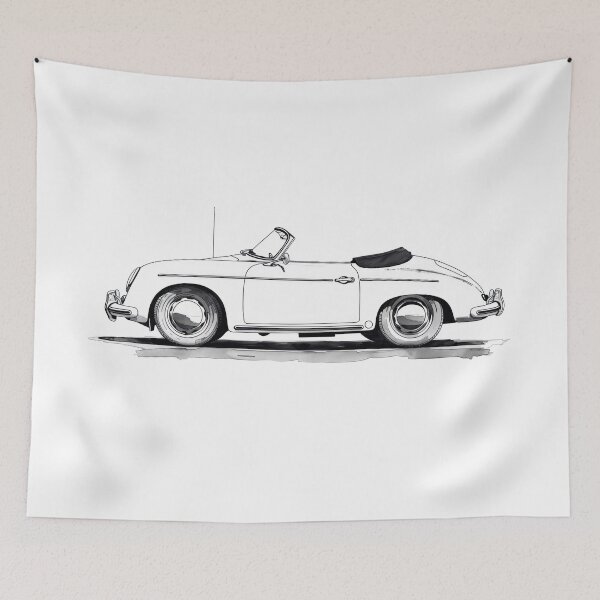 Item preview, 356 Side Profile illustration designed and sold by blackdogshop.