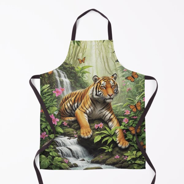 Item preview, Majestic Wild Tiger Jungle Oasis designed and sold by EnchantedVista.