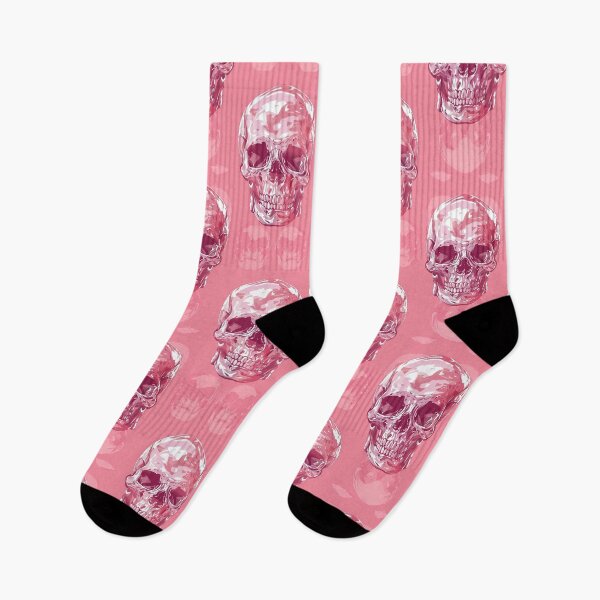 Item preview, pink skull halloween designed and sold by PandaKunst.