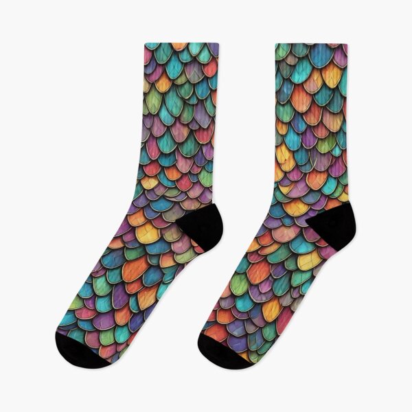 Item preview, Abstract Colorful Dragon Scales Pattern designed and sold by calibrit.