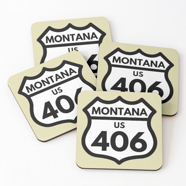 Item preview, Montana 406 (Interstate Sign Design) 03e  decal designed and sold by Gilby-Designs.
