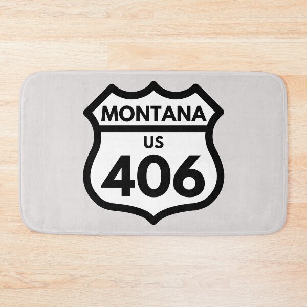 Item preview, Montana 406 (Interstate Sign Design) 03e  decal designed and sold by Gilby-Designs.