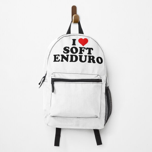 Item preview, I Love Soft Enduro - Black Text with Red Heart designed and sold by MountMercantile.