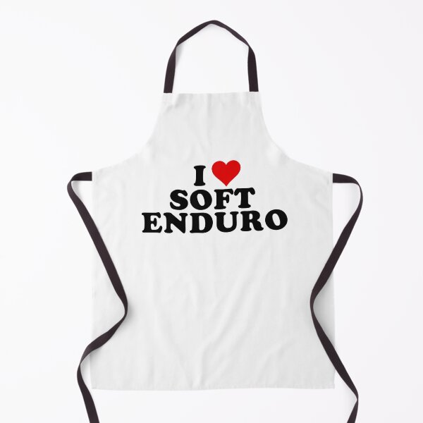 Item preview, I Love Soft Enduro - Black Text with Red Heart designed and sold by MountMercantile.