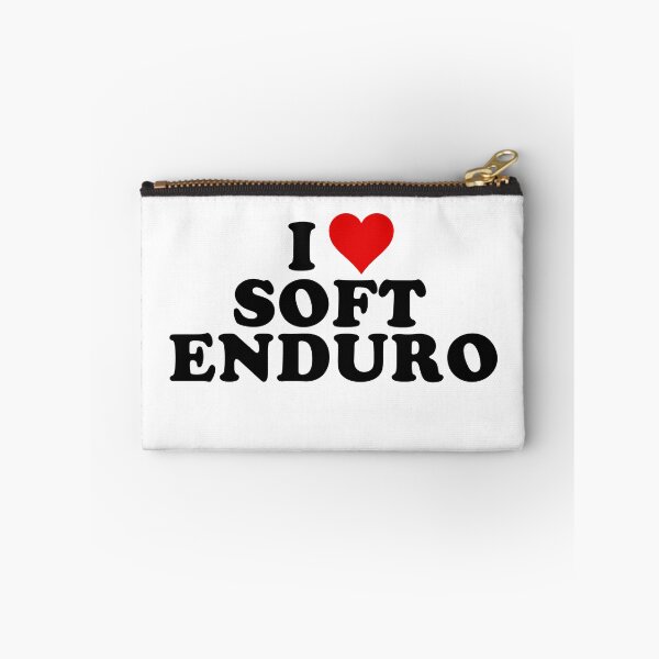 Item preview, I Love Soft Enduro - Black Text with Red Heart designed and sold by MountMercantile.