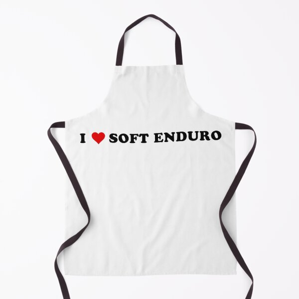 Item preview, I Love Soft Enduro - Black Text with Red Heart designed and sold by MountMercantile.