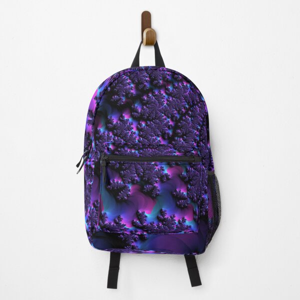 Item preview, Mandelbrot 65 - Abstract mysterious purple fractal spiral intertwined with bright blue-purple background designed and sold by Draeger0.