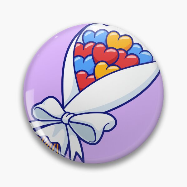 Item preview, "Cute Love Heart Bouquet: Cartoon Vector Icon Illustration" designed and sold by hjian8219.