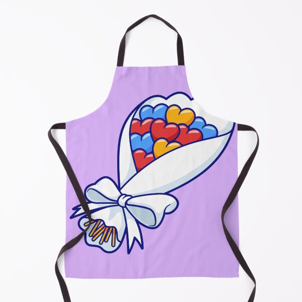 Item preview, "Cute Love Heart Bouquet: Cartoon Vector Icon Illustration" designed and sold by hjian8219.