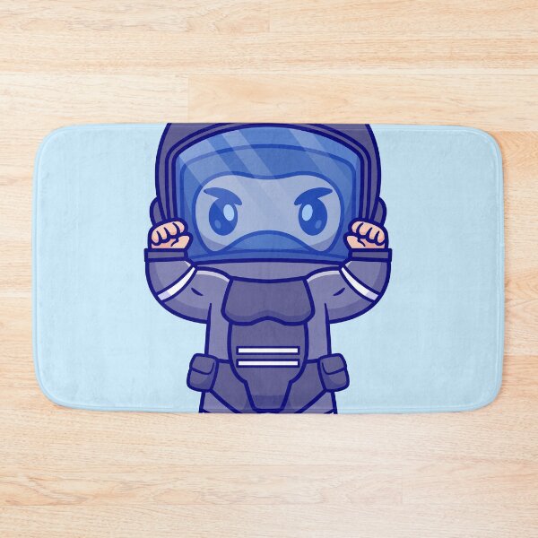 Item preview, "Cute Police Soldier: Cartoon Vector Icon Illustration" designed and sold by hjian8219.