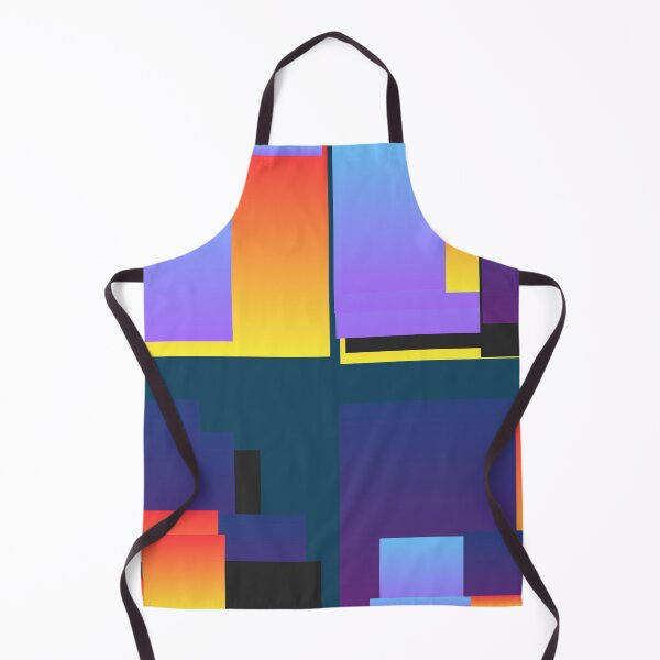 Item preview, Colorful Abstract Rectangles Geometry Dark Teal designed and sold by EvergreenMotifs.