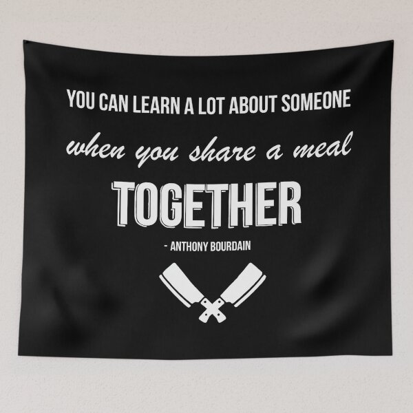 Item preview, Anthony Bourdain Quote Original Art designed and sold by Imaginary Ink.