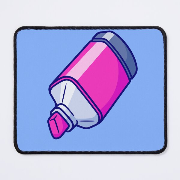 Item preview, Cute Highlighter Marker: Cartoon Vector Icon Illustration" designed and sold by hjian8219.