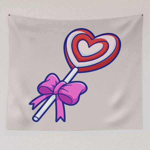 Item preview, Cute Love Lollipop: Cartoon Vector Icon Illustration" designed and sold by hjian8219.
