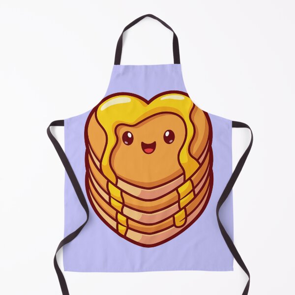 Item preview, "Cute Pancake Love: Heart-Shaped Cartoon Vector Icon Illustration" designed and sold by hjian8219.