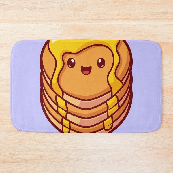 Item preview, "Cute Pancake Love: Heart-Shaped Cartoon Vector Icon Illustration" designed and sold by hjian8219.