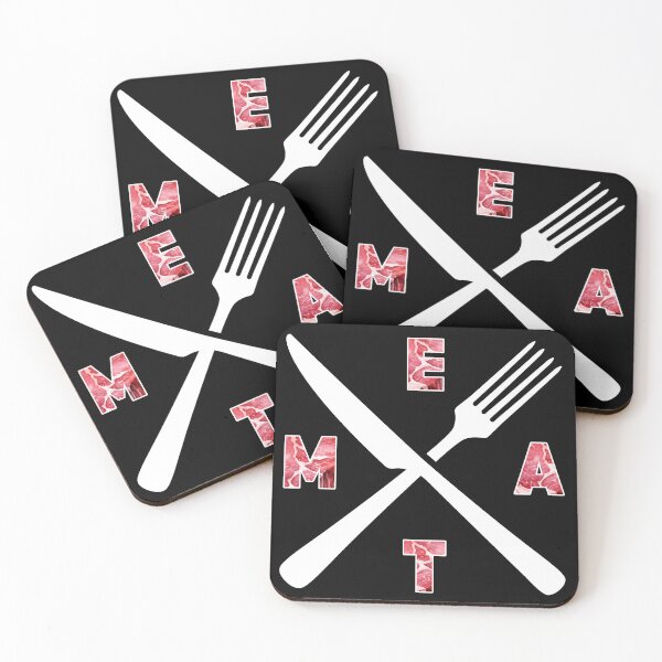 Item preview, Crossed Cutlery with Meat designed and sold by CarnivoreFriend.