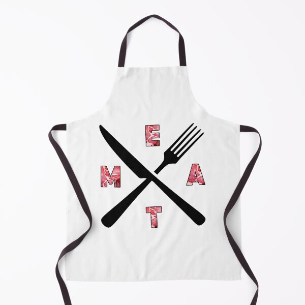 Item preview, Crossed Cutlery with Meat designed and sold by CarnivoreFriend.