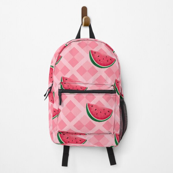 Item preview, Watermelon Pink Plaid - Gingham designed and sold by Saki Desjardins.