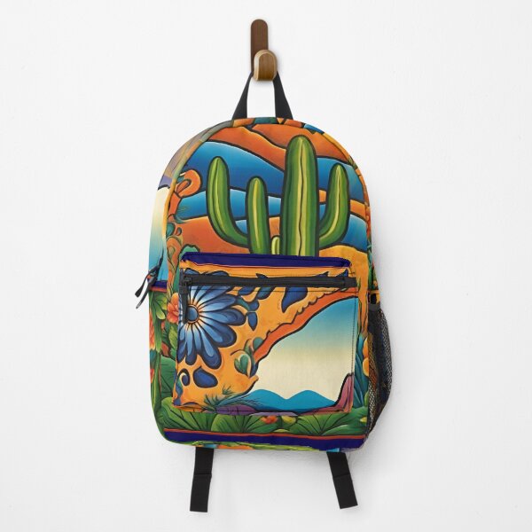 Item preview, Mexican Talavera landscape designed and sold by Kiraguapa.