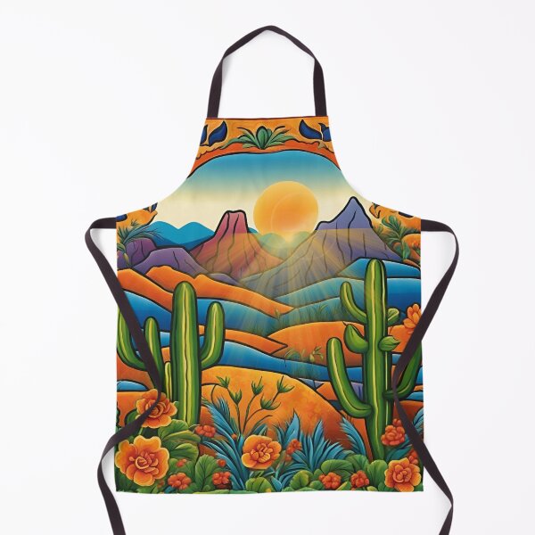 Item preview, Mexican Talavera landscape designed and sold by Kiraguapa.