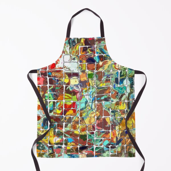 Item preview, Arte de cuadrados de ladrillo de mosaico multicolor designed and sold by GAP90.