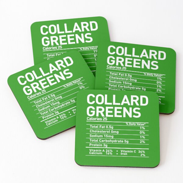 Item preview, Funny Collard Greens Nutrition Facts Label Thanksgiving Dinner Christmas Food Costum designed and sold by CORJIDOG-ART.