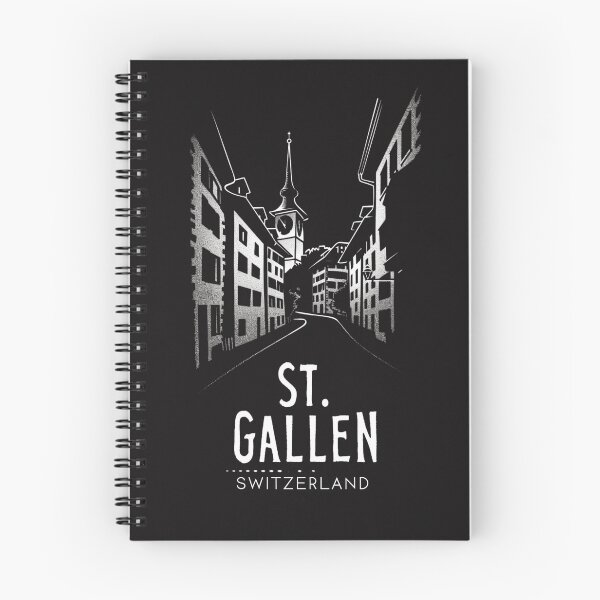 Item preview, A Vintage Travel Illustration of St. Gallen - Switzerland  designed and sold by GoodOldVintage.